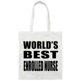 World's Best Enrolled Nurse - Tote Bag White