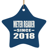 Meter Reader Since 2018 - Star Ornament