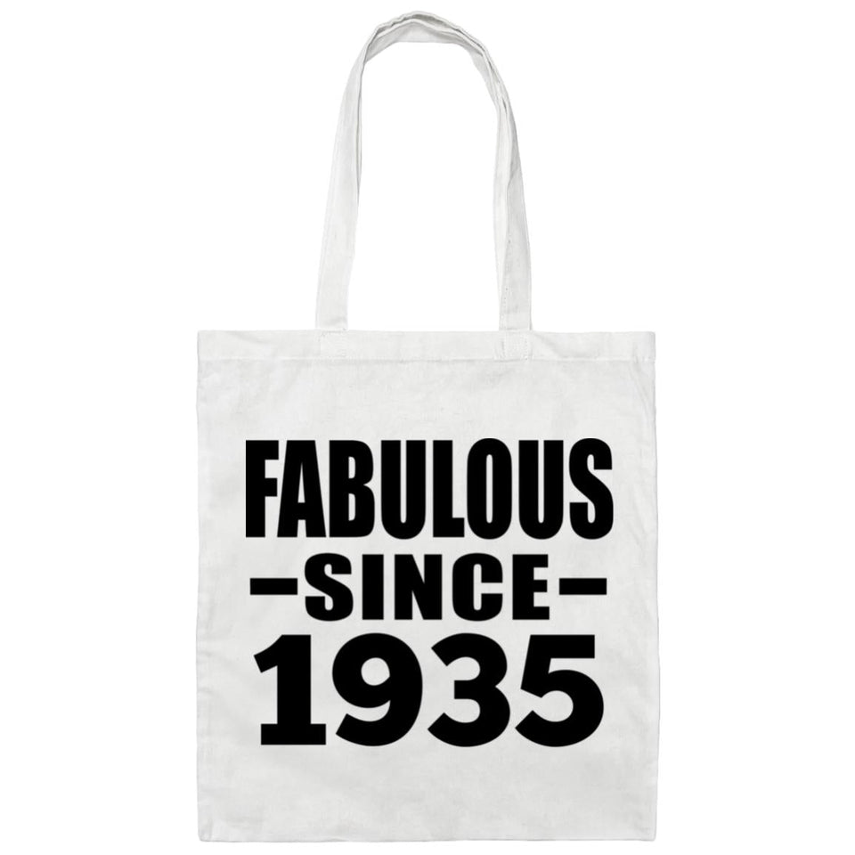 89th Birthday Fabulous Since 1935 - Tote Bag White