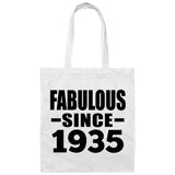 89th Birthday Fabulous Since 1935 - Tote Bag White