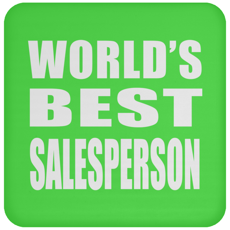 World's Best Salesperson - Drink Coaster