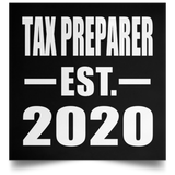 Tax Preparer Established EST. 2020 - Poster Square