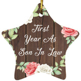 First Year As Son In Law - Star Ornament A