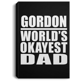 Gordon World's Okayest Dad - Canvas Portrait