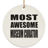 Most Awesome Museum Curator - Circle Ornament