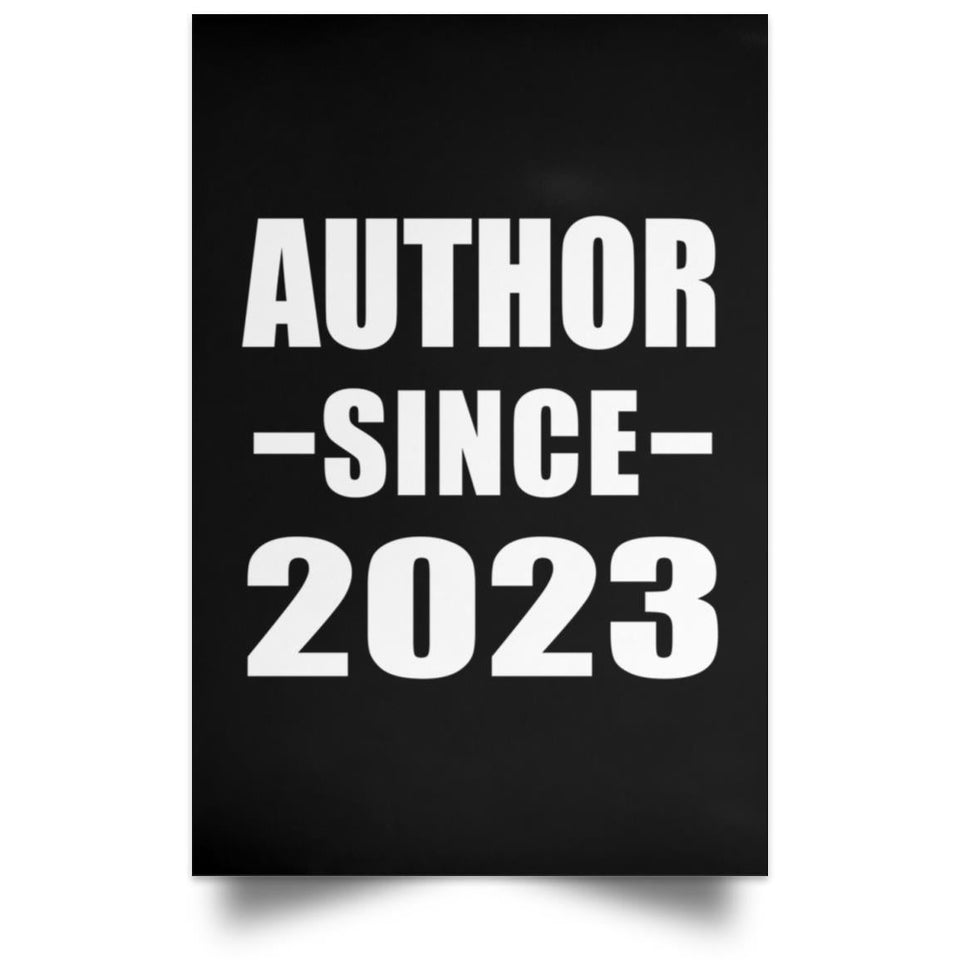 Author Since 2023 - Poster Portrait