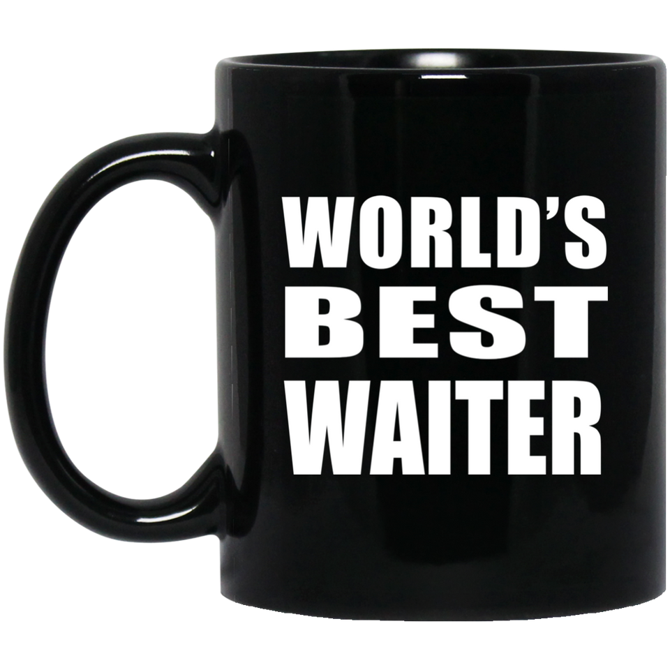 World's Best Waiter - 11 Oz Coffee Mug Black