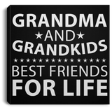 Grandma and Grandkids, Best Friends For Life - Canvas Square