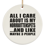 All I Care About Is My Norrbottenspets - Circle Ornament