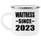 Waitress Since 2023 - 12oz Camping Mug