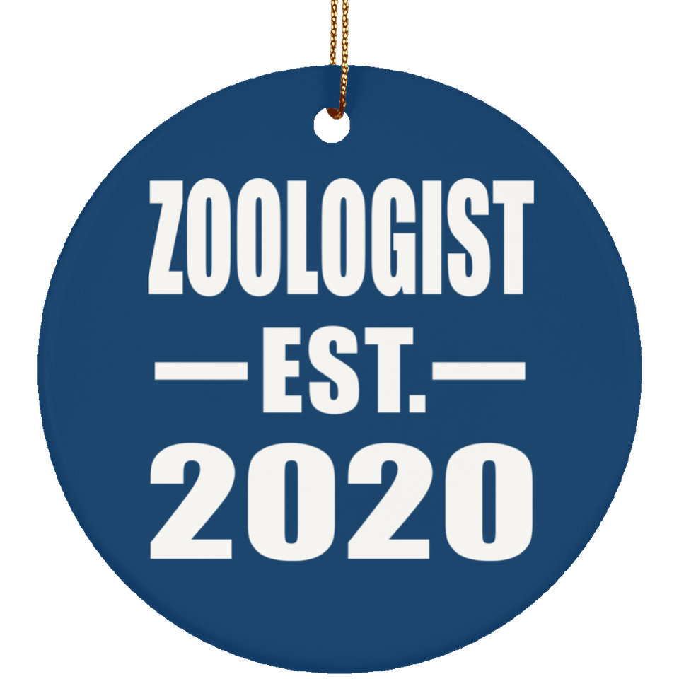 Zoologist Established EST. 2020 - Circle Ornament