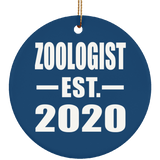 Zoologist Established EST. 2020 - Circle Ornament