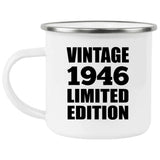 78th Birthday Vintage 1946 Limited Edition - 12oz Camping Mug