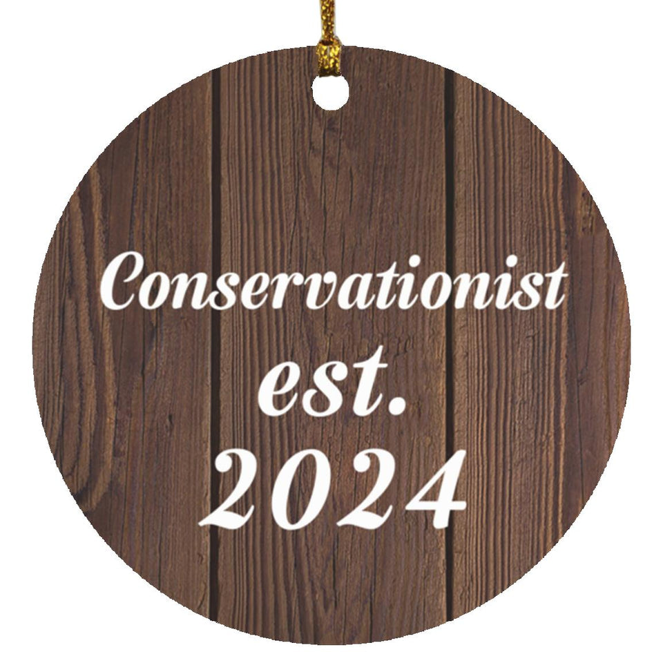 Conservationist Established Est. 2024 - Circle Ornament D