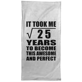 5th Birthday Took Square Root of 25 Years To Awesome - Hand Towel