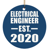 Electrical Engineer Established EST. 2020 - Circle Ornament