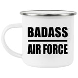 Badass Air Force - 12oz Camping Mug