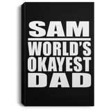 Sam World's Okayest Dad - Canvas Portrait