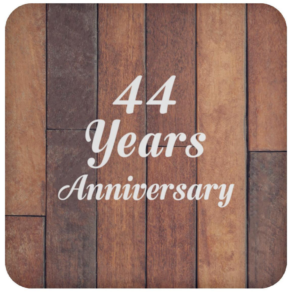 44th Anniversary 44 Years Anniversary - Drink Coaster E