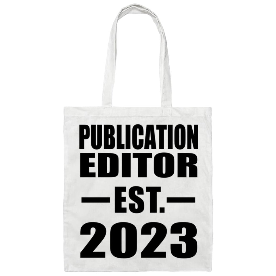 Publication Editor Established EST. 2023 - Tote Bag White