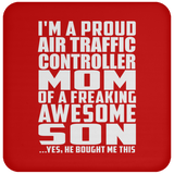 Proud Air Traffic Controller Mom Of Awesome Son - Drink Coaster