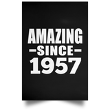 67th Birthday Amazing Since 1957 - Poster Portrait
