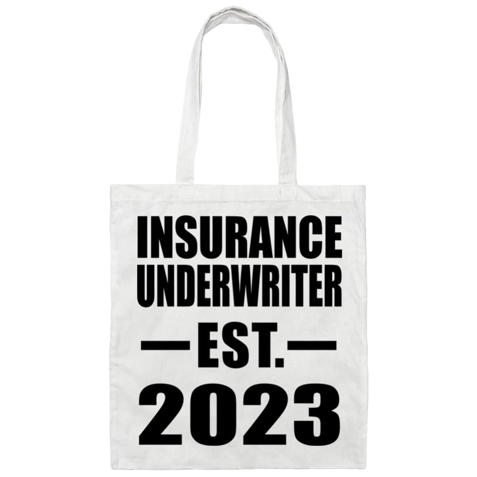 Insurance Underwriter Established EST. 2023 - Tote Bag White