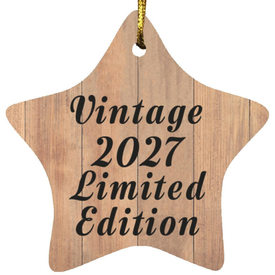 Birthday Vintage 2027 Limited Edition - Star Ornament C