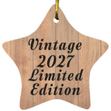 Birthday Vintage 2027 Limited Edition - Star Ornament C