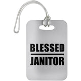 Blessed Janitor - Luggage Bag Tag