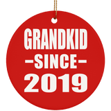 Grandkid Since 2019 - Circle Ornament