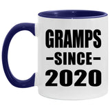 Gramps Since 2020 - 11oz Accent Mug Purple