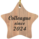 Colleague Since 2024 - Star Ornament C