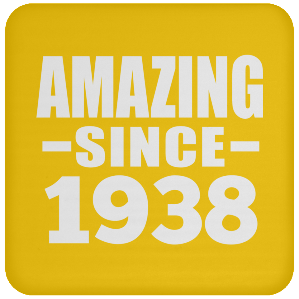 86th Birthday Amazing Since 1938 - Drink Coaster