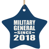 Military General Since 2018 - Star Ornament
