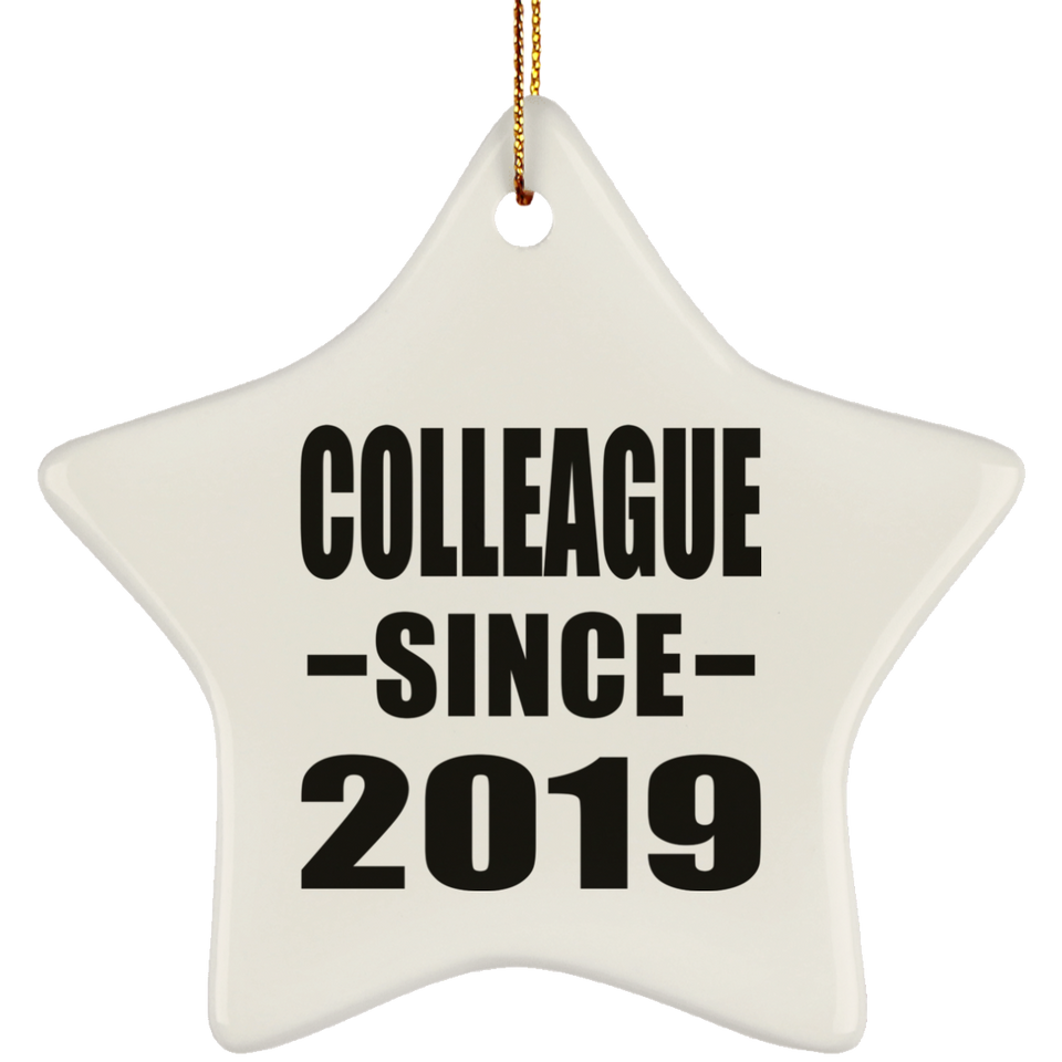 Colleague Since 2019 - Star Ornament