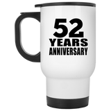 52nd Anniversary 52 Years - White Travel Mug