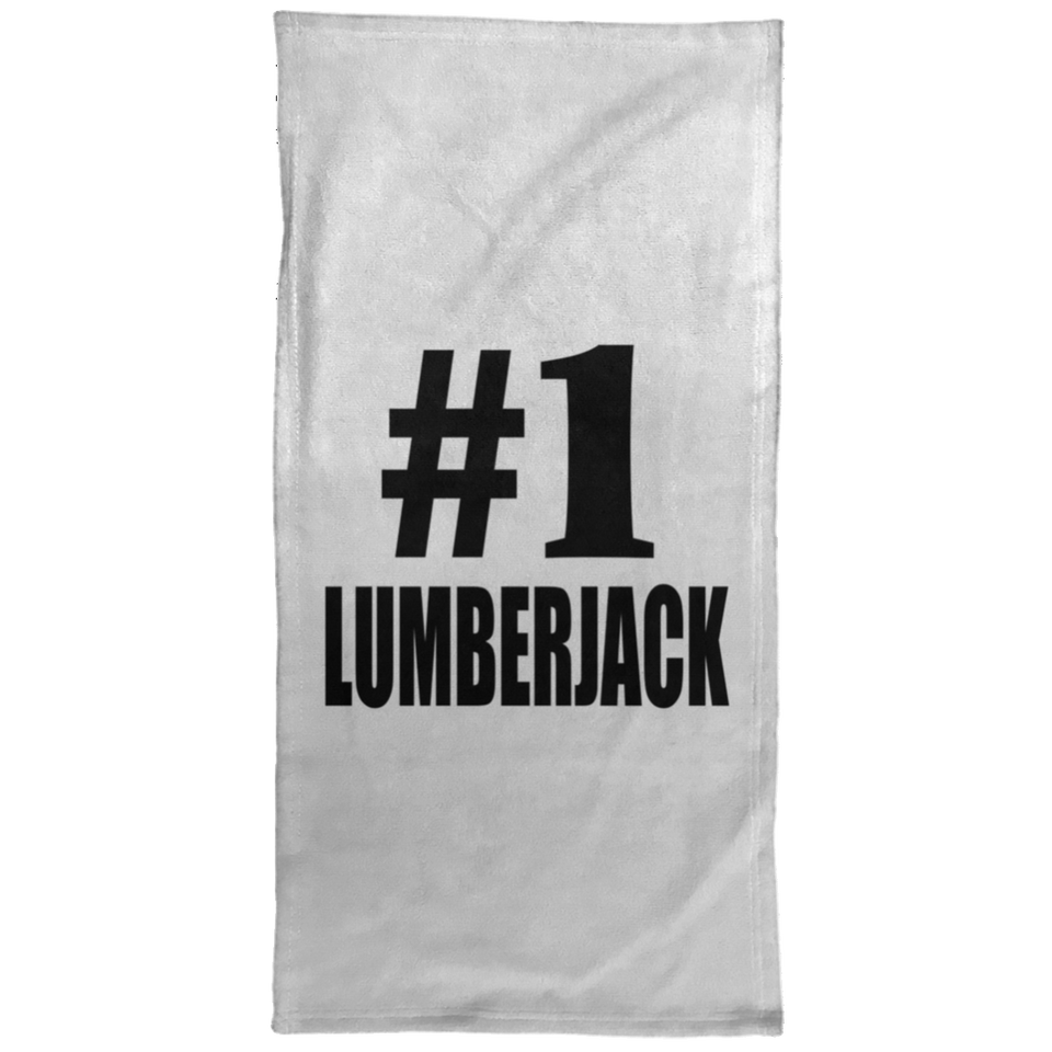 Number One #1 Lumberjack - Hand Towel