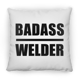 Badass Welder - Throw Pillow