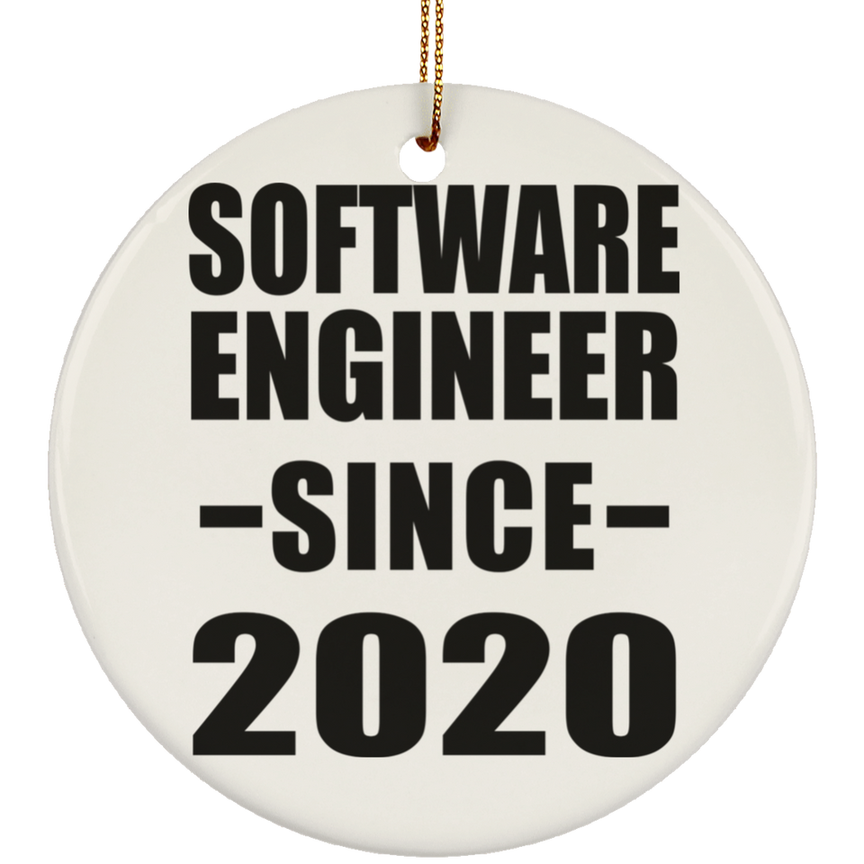 Software Engineer Since 2020 - Circle Ornament