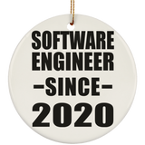 Software Engineer Since 2020 - Circle Ornament