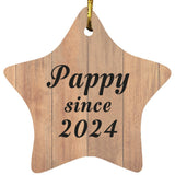 Pappy Since 2024 - Star Ornament C