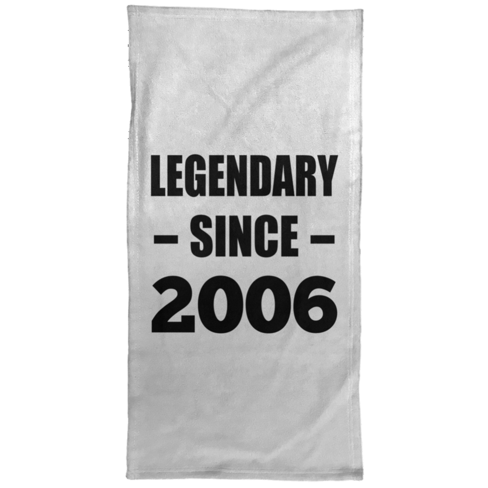 18th Birthday Legendary Since 2006 - Hand Towel