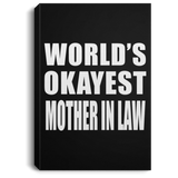 World's Okayest Mother In Law - Canvas Portrait