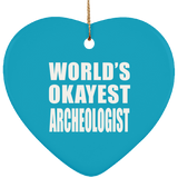 World's Okayest Archeologist - Heart Ornament
