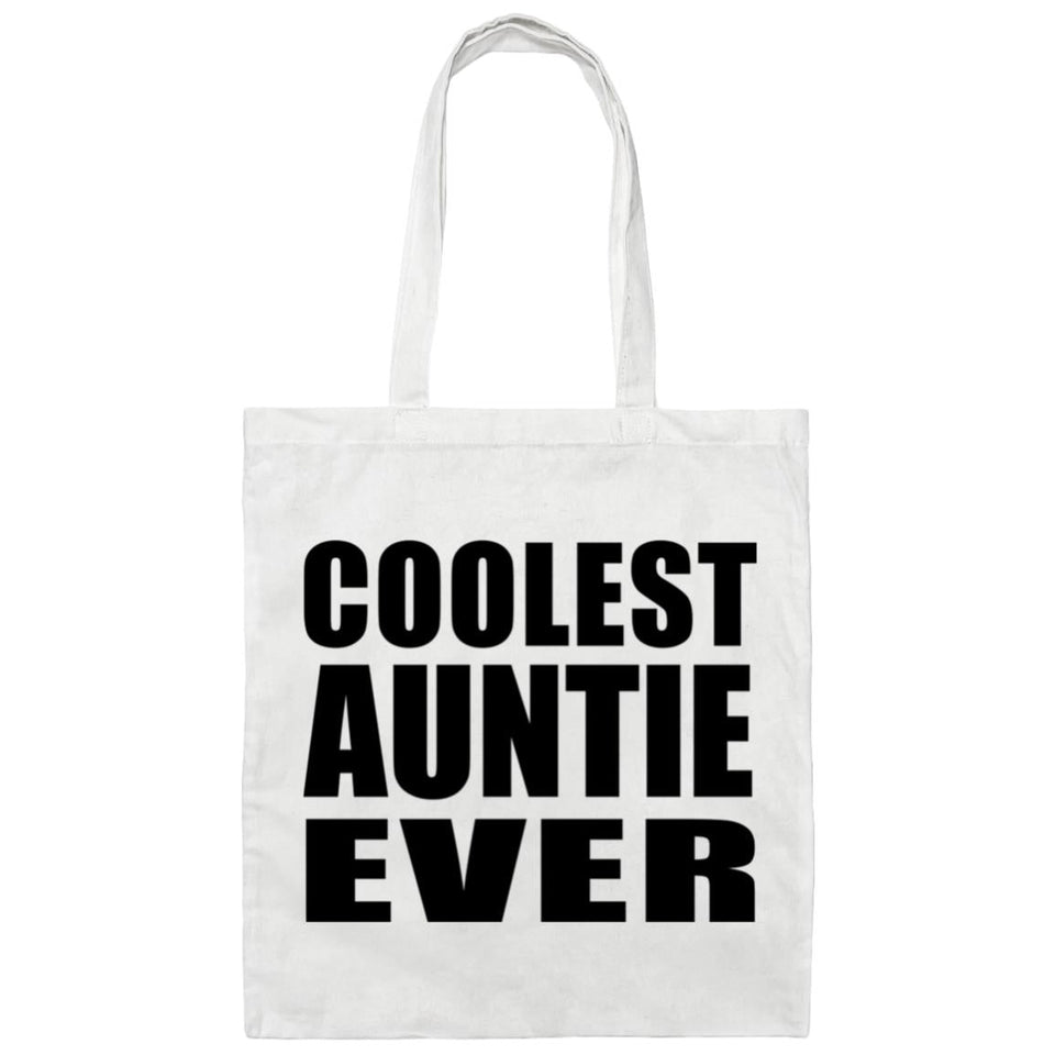 Coolest Auntie Ever - Tote Bag White
