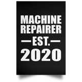 Machine Repairer Established EST. 2020 - Poster Portrait