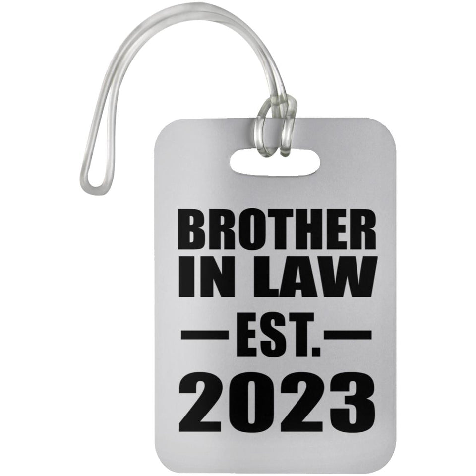 Brother In Law Established EST. 2023 - Luggage Bag Tag
