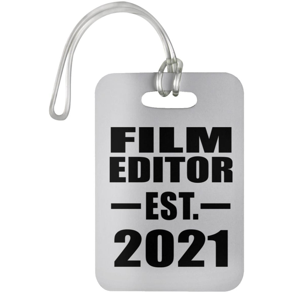 Film Editor Established EST. 2021 - Luggage Bag Tag