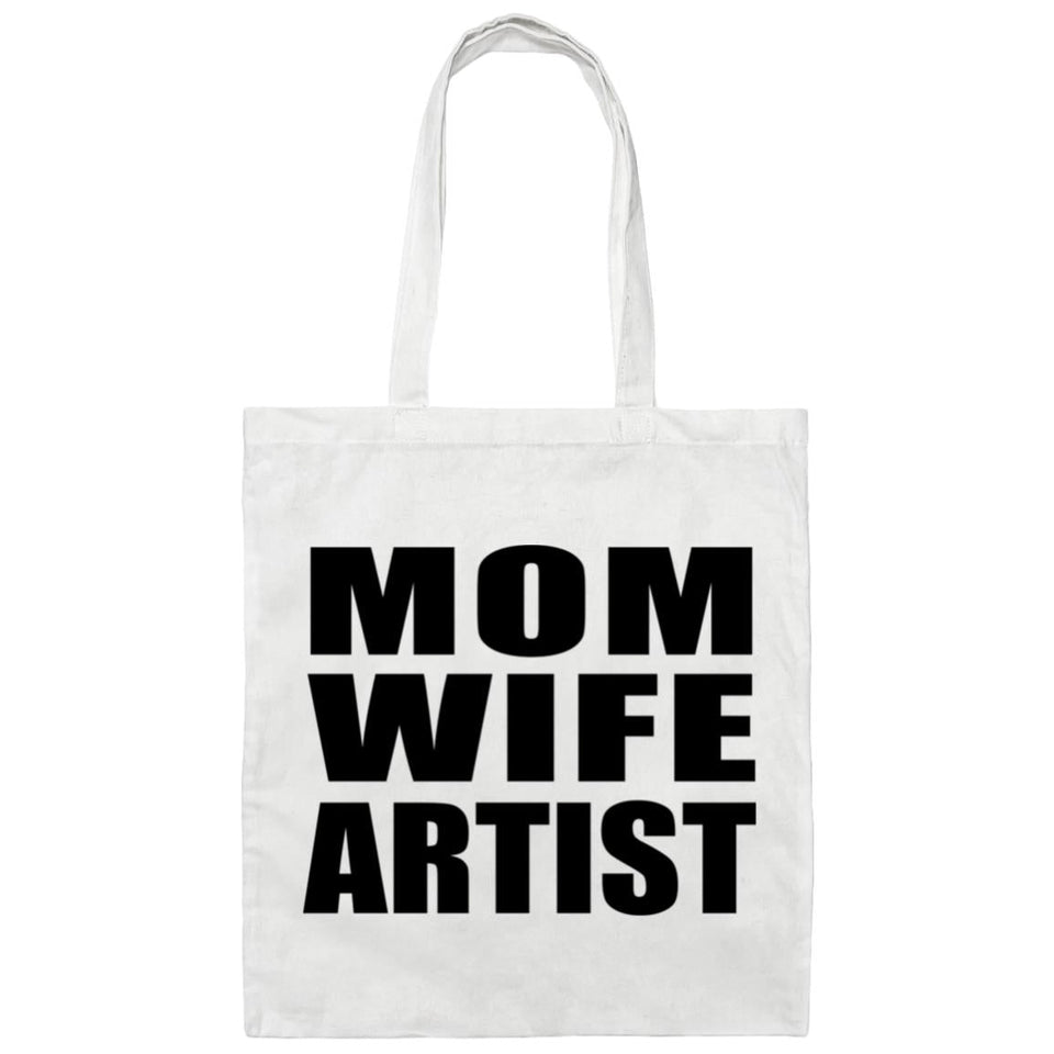 Mom Wife Artist - Tote Bag White